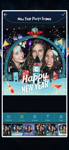 Game screenshot New Year photo Frame - Filter mod apk