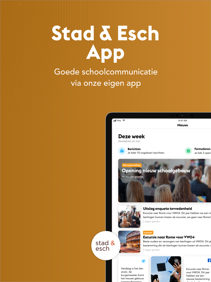 Stad and Esch app