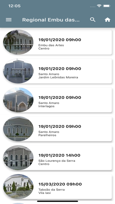 Agenda Musical CCB Screenshot