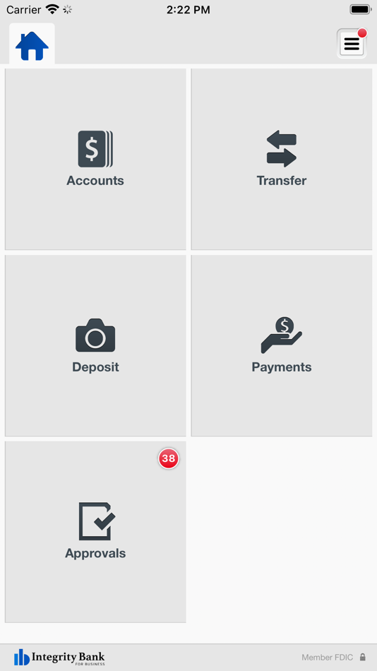 #3. Integrity Business Mobile (iOS) 来自: Integrity Bank for Business