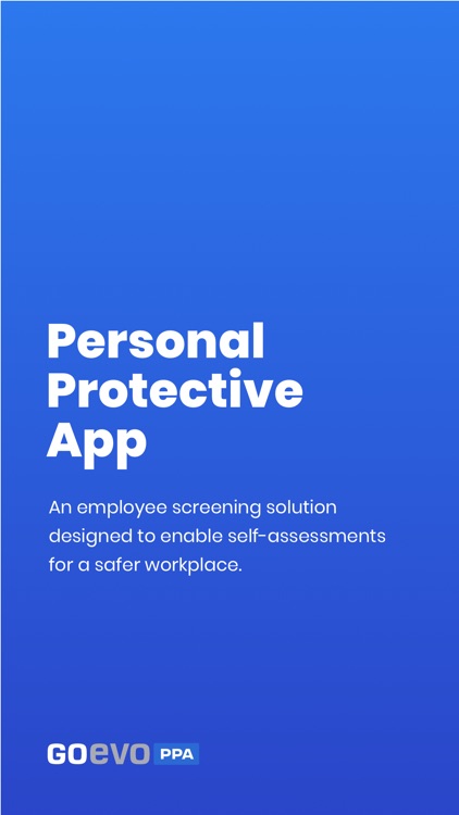 Personal Protective App - PPA