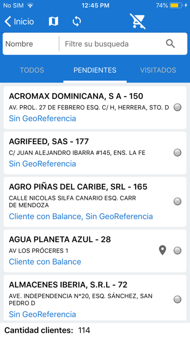 Movil Business Screenshot