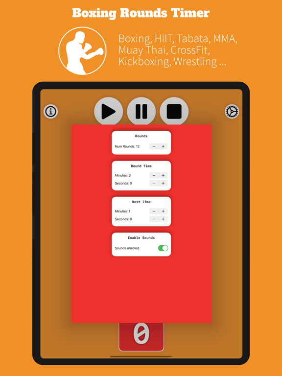 Screenshot #5 pour Boxing Rounds Timer