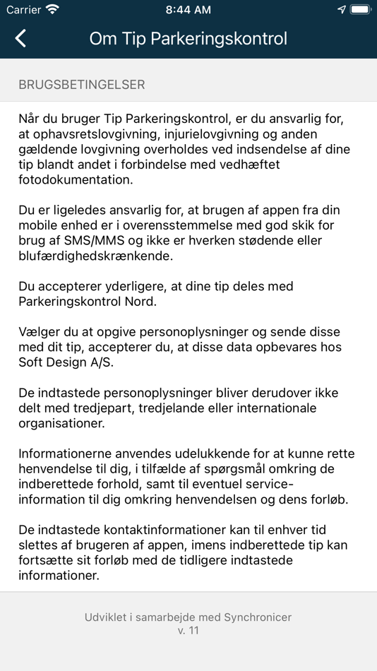 #5. Tip Parkeringskontrol (iOS) 由: Aalborg Kommune