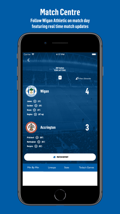 Wigan Athletic FC Screenshot