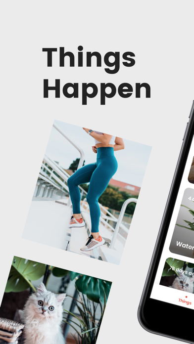 Things Happen - Life Tracker Screenshot