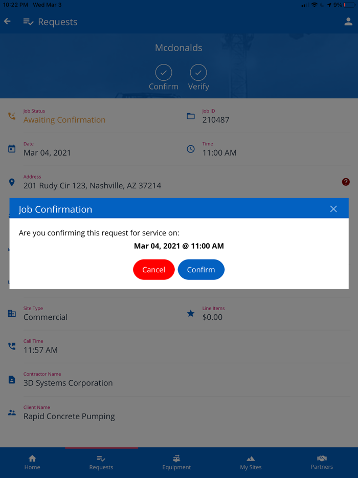 Rapid Service Request