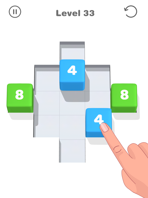 Dice Merge: Match Same Number