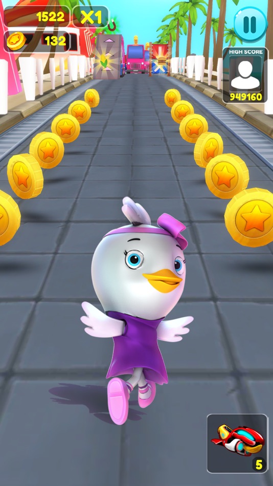 #5. Lily Run 3D (iOS) Podle: BigCode Games Pvt Ltd