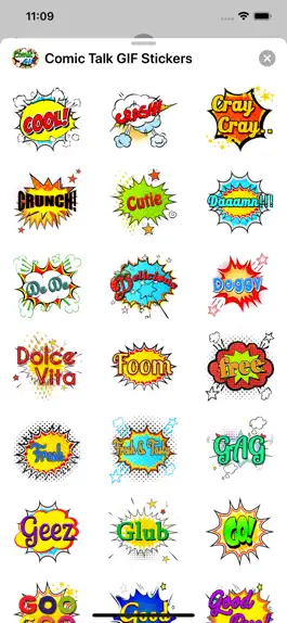 Game screenshot Animated Comic Talk Stickers mod apk