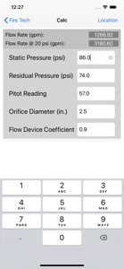 Fire Hydrant Flow Test screenshot #2 for iPhone