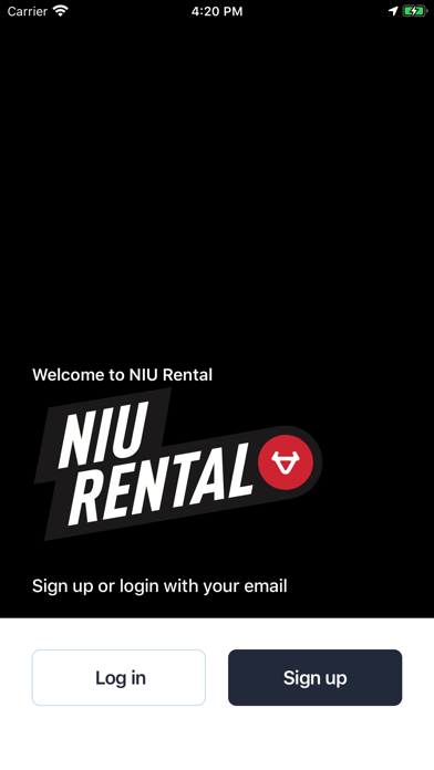 NIU Rental Screenshot