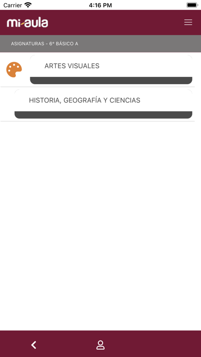 Mi Aula Docentes Screenshot
