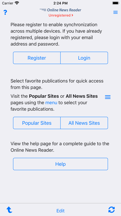 Online News Screenshot