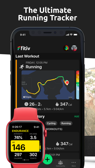 FITIV Run GPS Running Trackerのおすすめ画像1