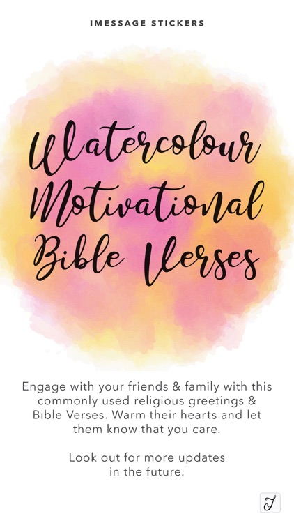 Watercolour Motivational Bible
