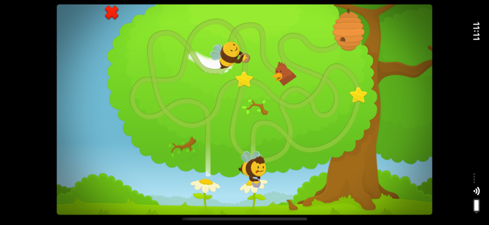 Maze game for kids and toddlers