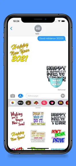 Game screenshot New Year's Fun Stickers hack