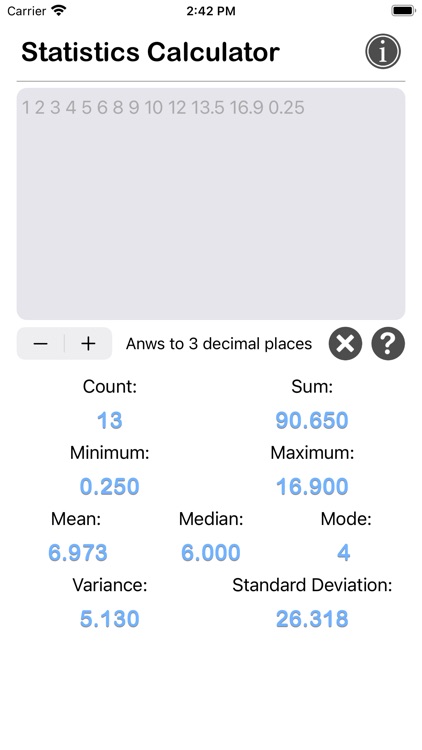 Statistics Calculator Plus screenshot-9