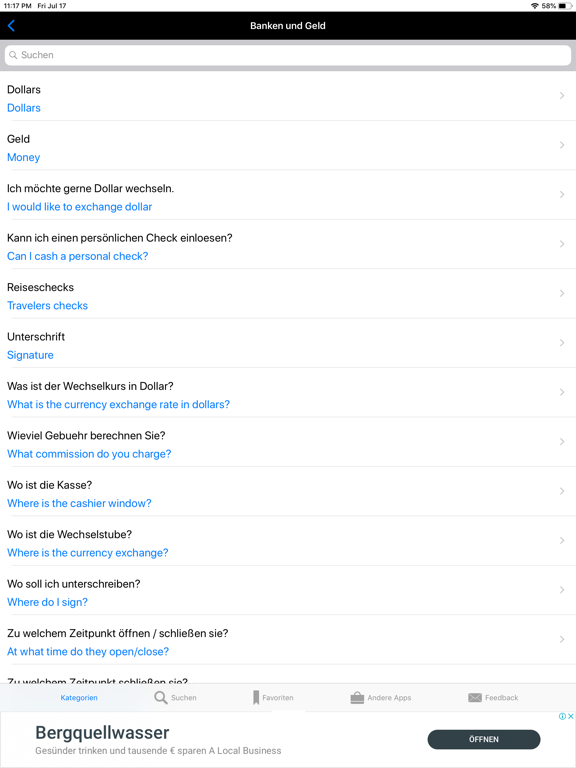 Screenshot #4 pour German to English Phrasebook