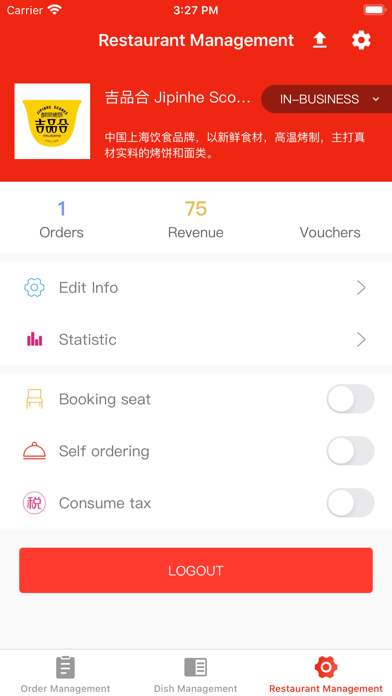LiveExpress Merchants Screenshot