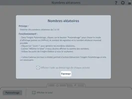 Game screenshot École : Nombres aléatoires apk