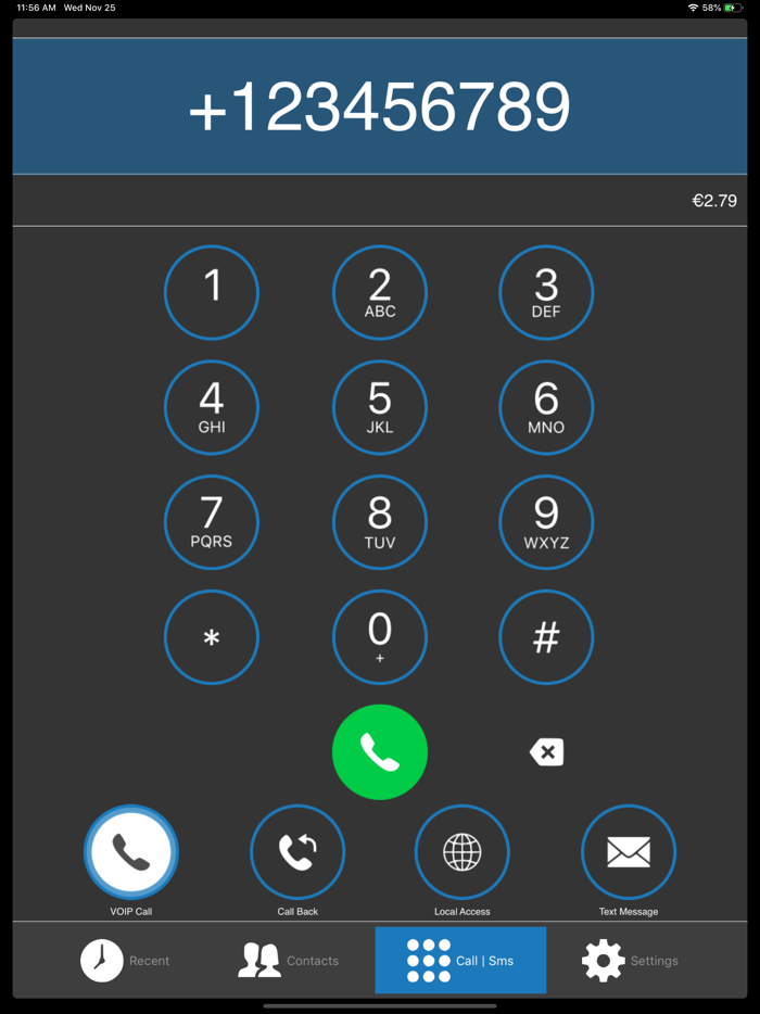 MobileVOIP international calls