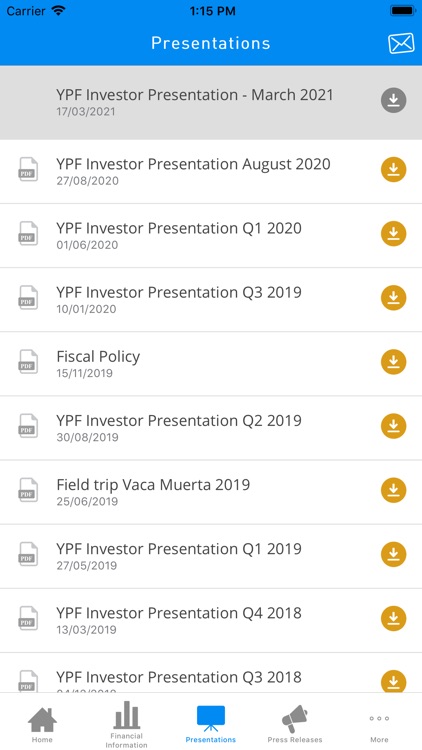 YPF Investors screenshot-3