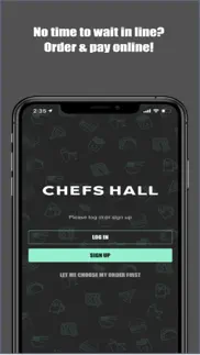 chef’s hall to iphone screenshot 1