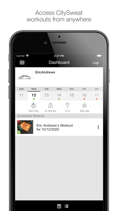 Screenshot #1 pour CitySweat