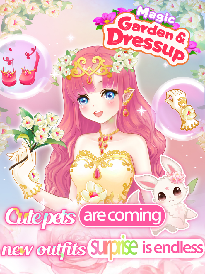 Princess Garden Dressup