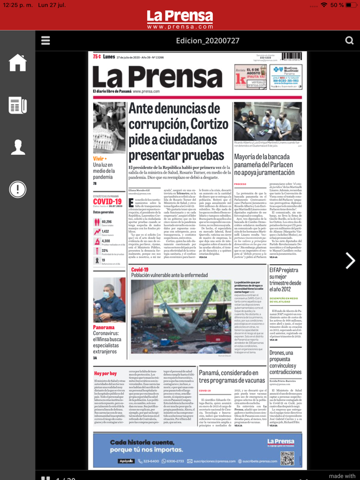 La Prensa para iPad