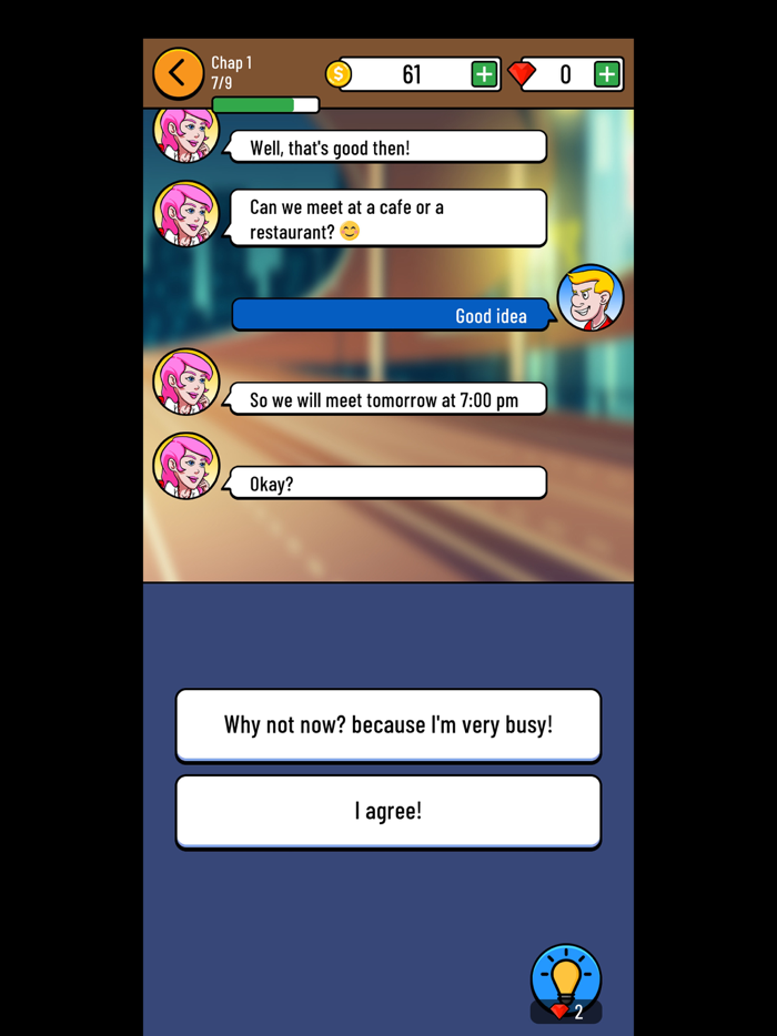 Messages Story Fun Word Game