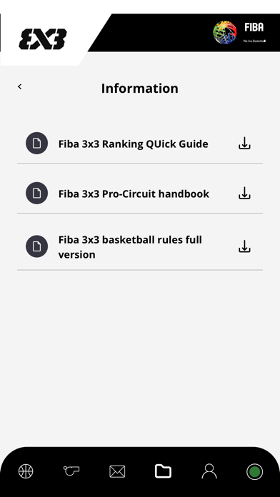 FIBA 3x3 Pro App Screenshot