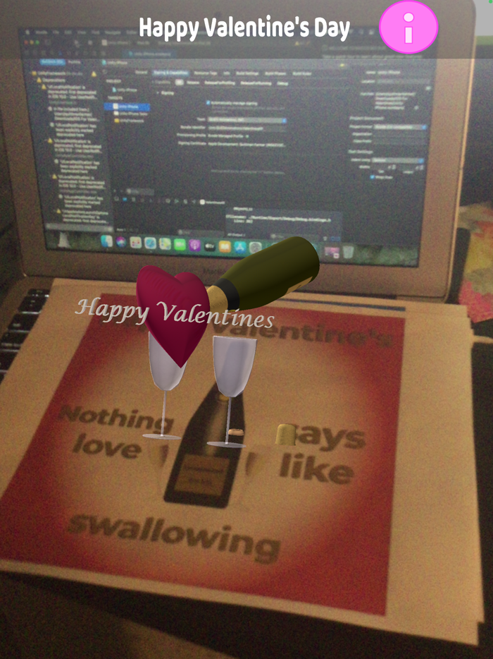Valentine Card AR