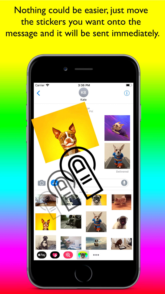 Animated Dog Stickers