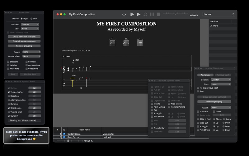 Screenshot #2 pour Tablatures