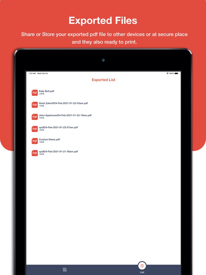Contacts To PDF Exporter