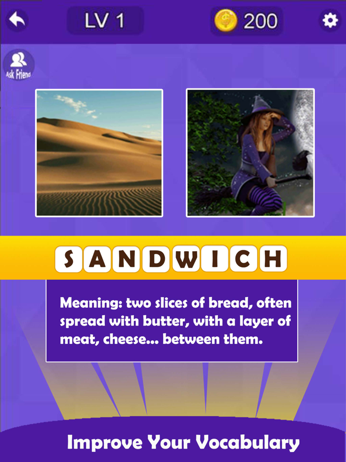 2 Pics 1 Word - Guess Word