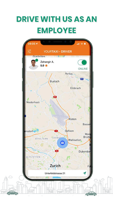 YOURTAXI - Driver App CH Screenshot