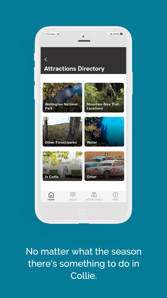 #5. Collie Wambenger Trails (iOS) 由: Government of Western Australia - Department of Parks and Wildlife