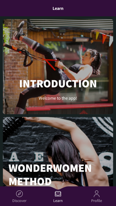 Wonderwomen Fitness Screenshot