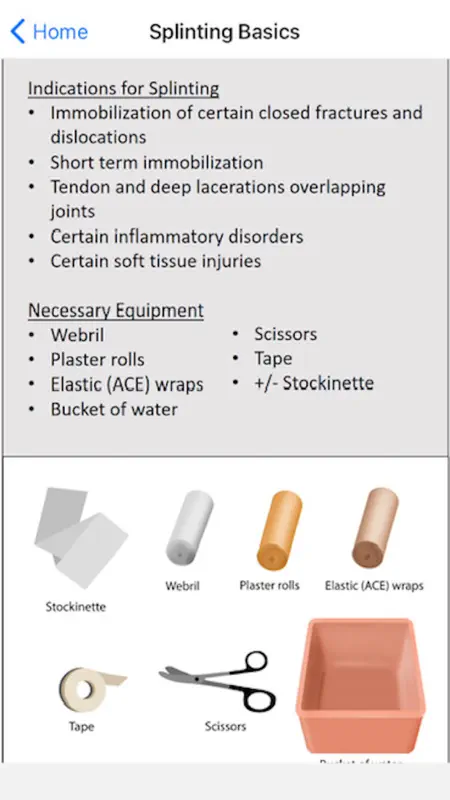 Splinting 101 screenshot 2 of 4