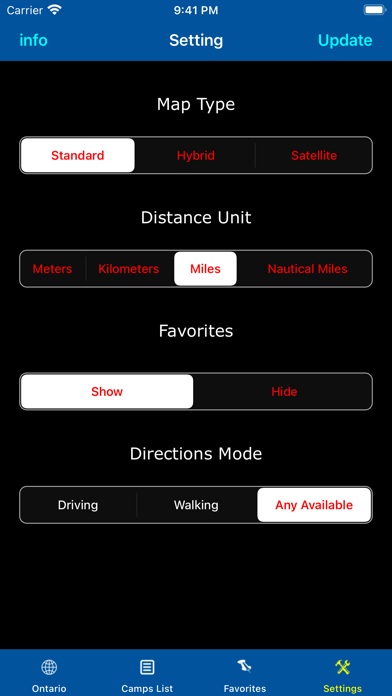 Screenshot #3 pour Ontario – Camping & RV spots