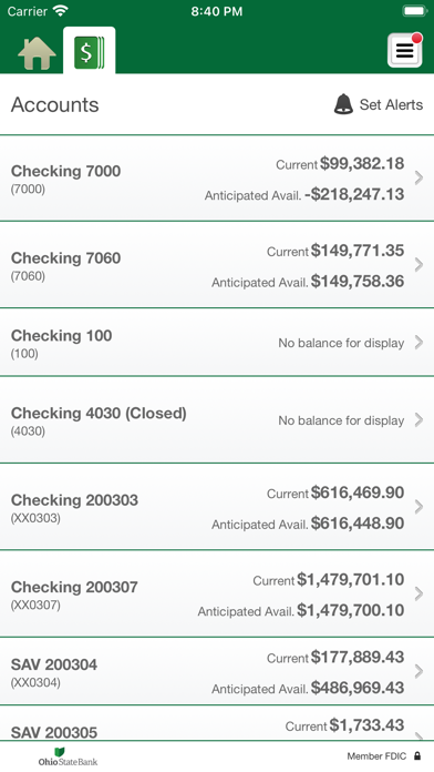 Ohio State Bank Business Screenshot