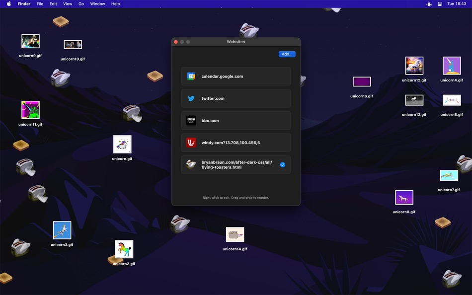 #5. Plash (macOS) 게시자: Sindre Sorhus
