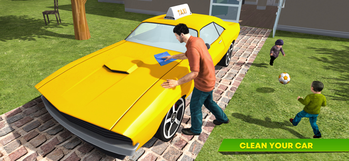 Virtual Single Dad Taxi Driver