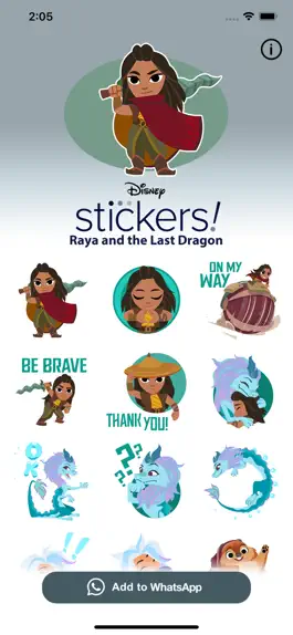 Game screenshot Disney Stickers: Raya mod apk