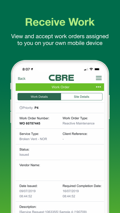 CBRE TIKS Assure Screenshot