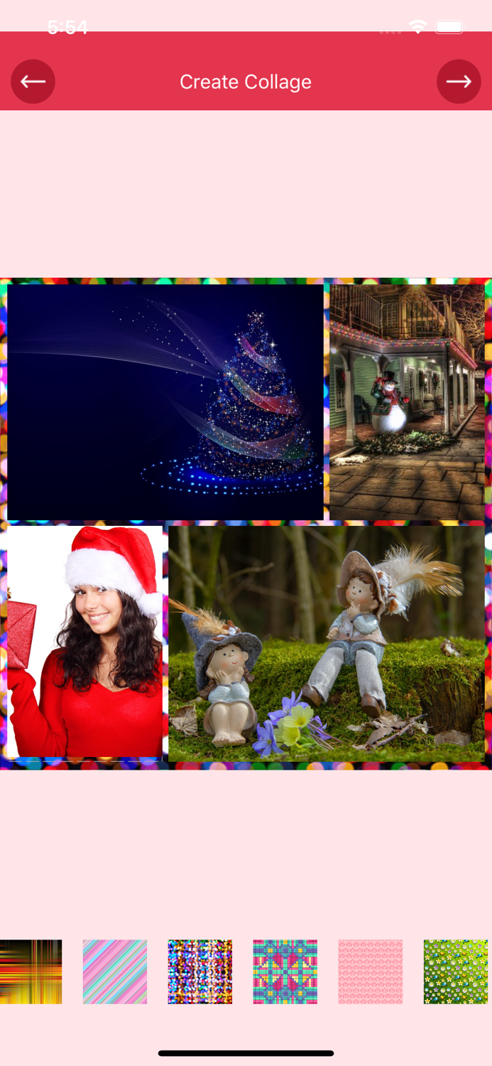 Christmas Photo Collage Frames